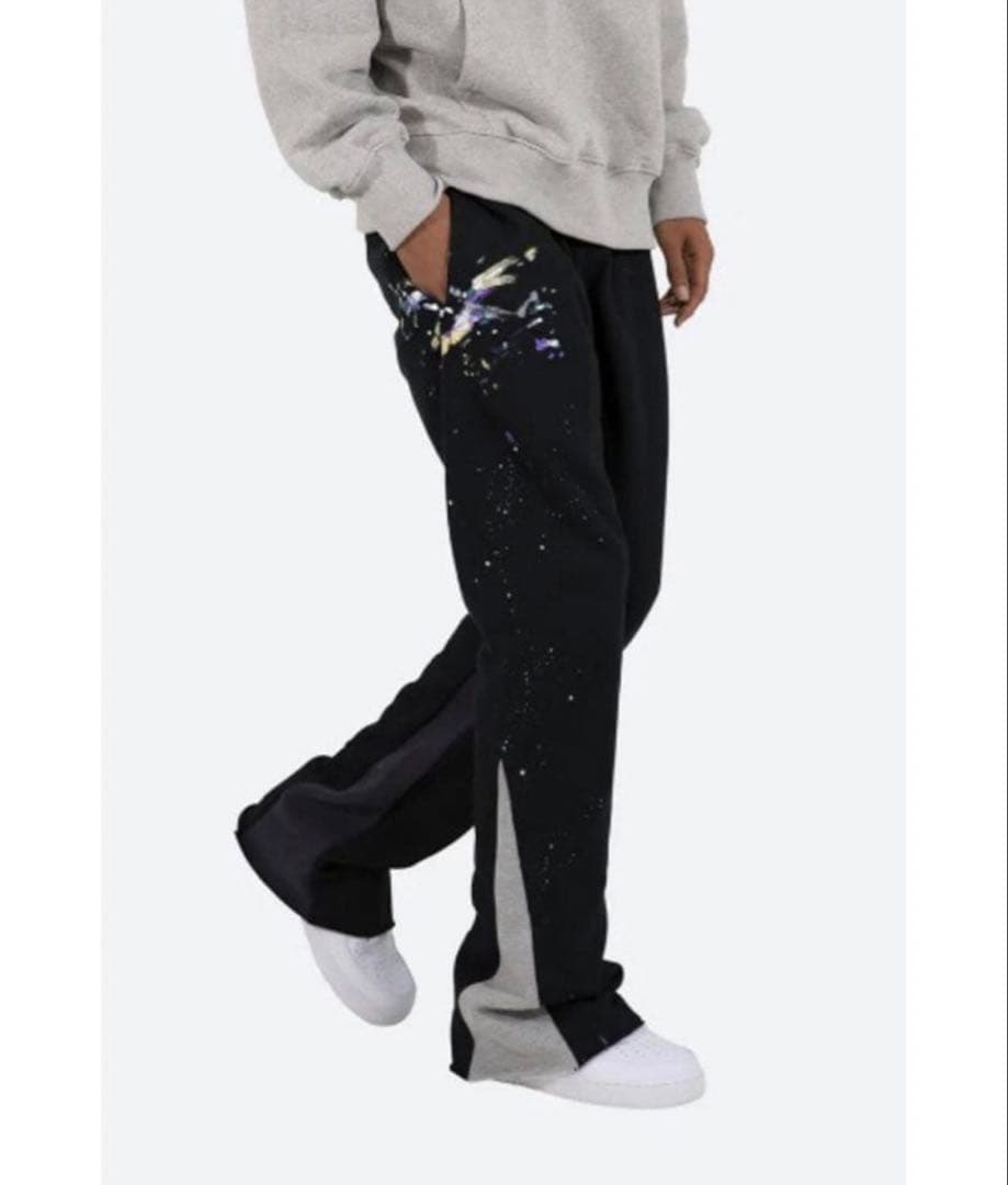 mnml スウェットパンツ　フレア　ミニマル