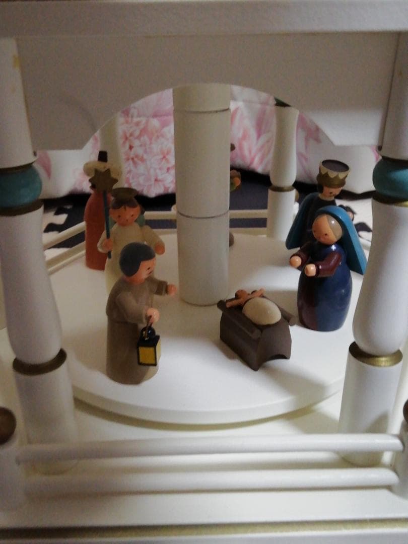 ケーテウォルファルト クリスマスピラミッド ドイツ 木製 4段 希少 ギミック