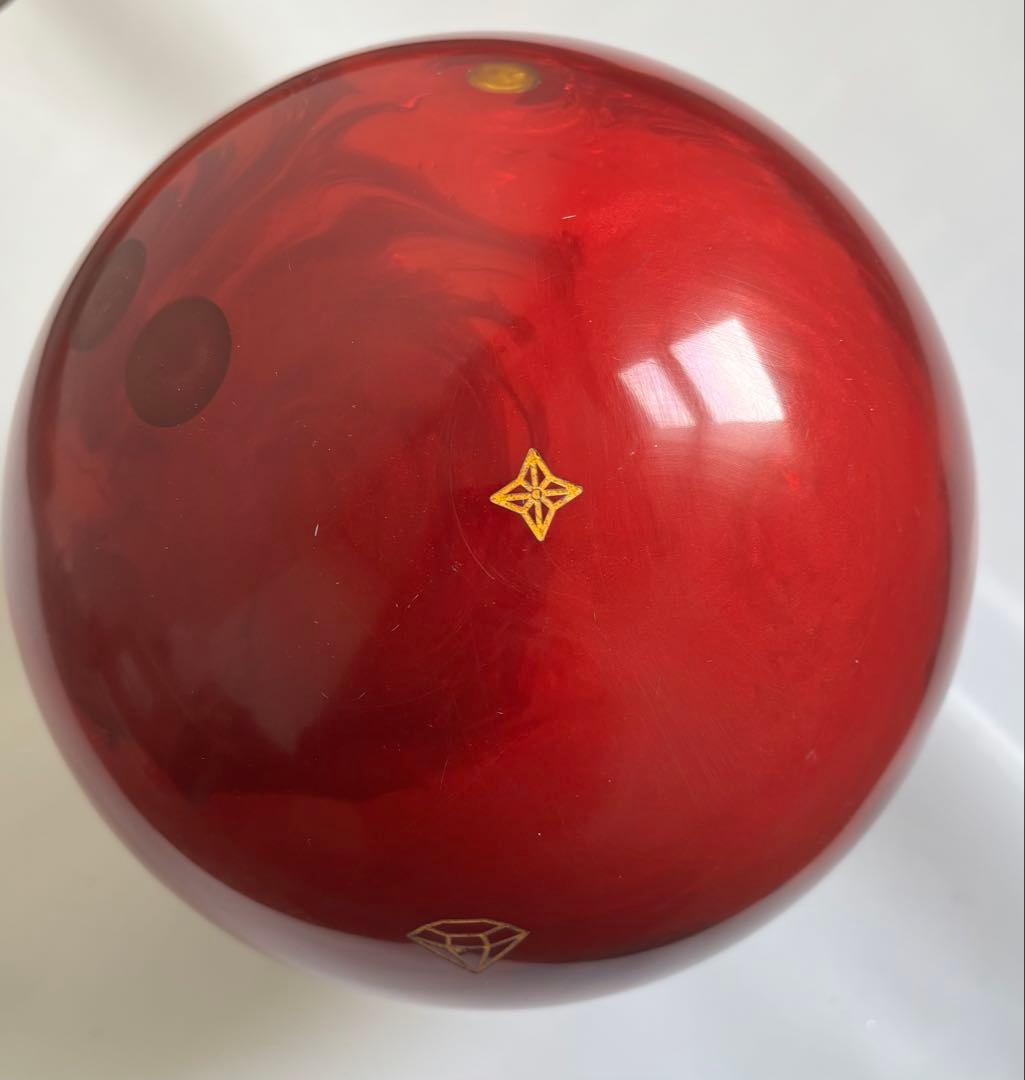ジェムガーネット ロトグリップ　ボウリングボール 15.2ポンド プラグ済