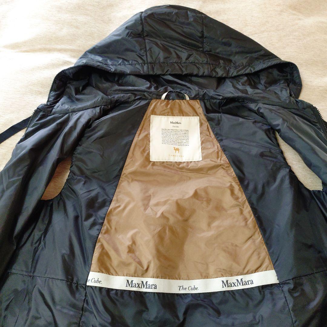 マックスマーラ The Cube ダウンベスト 、ジレ　ロング ブラック M