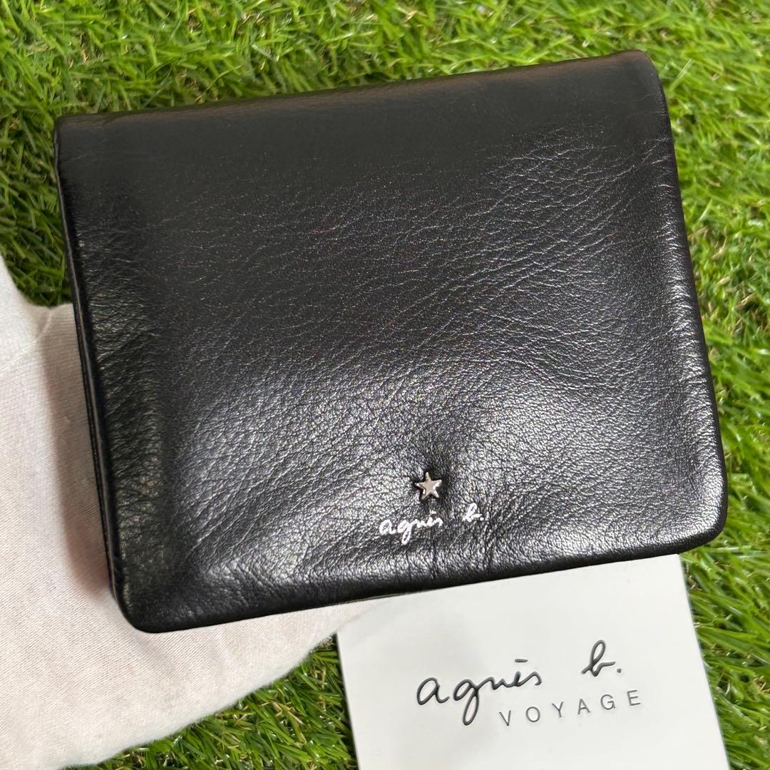 アニエスベー 財布 折り財布 レザー 未使用品