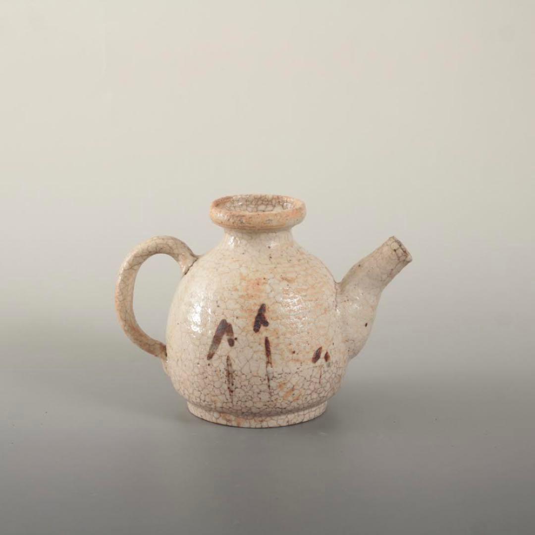 絵志野 水注 酒注 酒器 古美術 古道具 アンティーク 絵瀬戸 煎茶道具