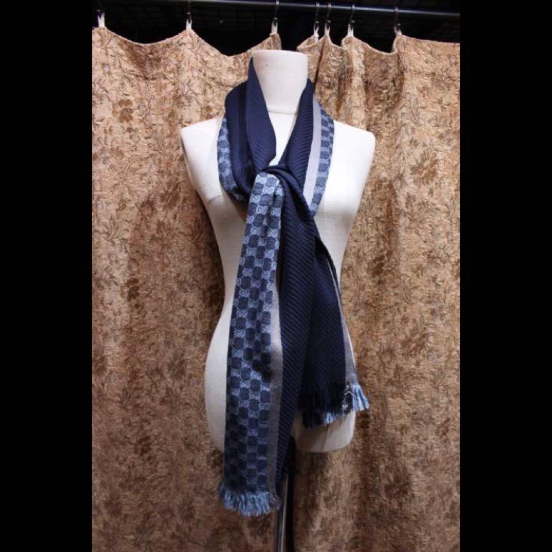 GUCCIマフラー　シェリーラインマフラー　グッチマフラー　グッチ　マフラー