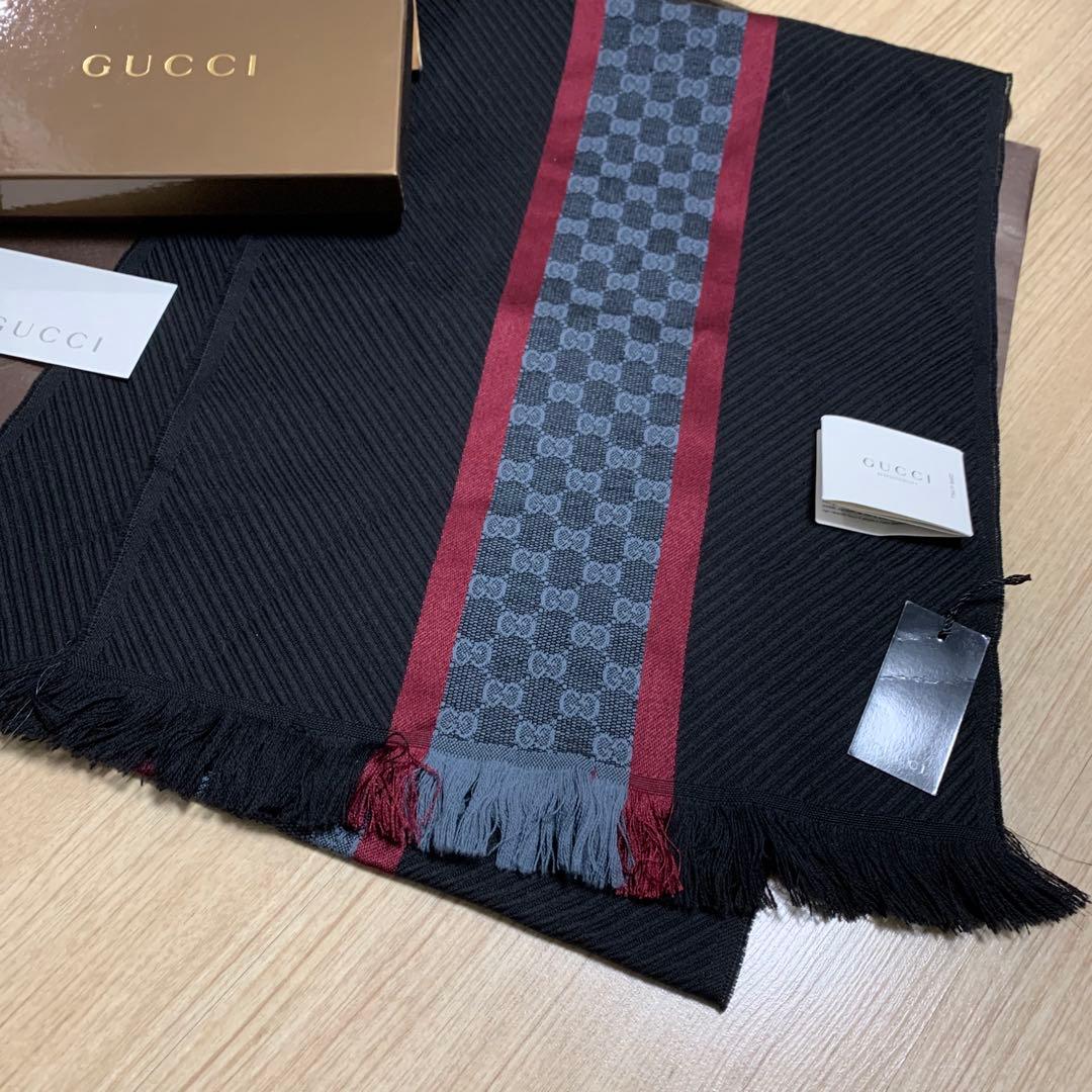 GUCCIマフラー　シェリーラインマフラー　グッチマフラー　グッチ　マフラー