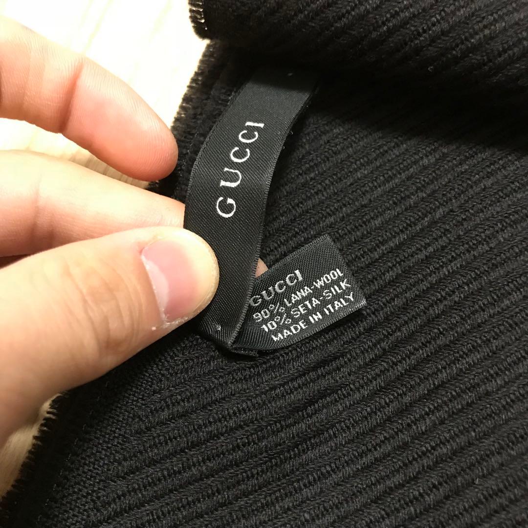 GUCCIマフラー　シェリーラインマフラー　グッチマフラー　グッチ　マフラー