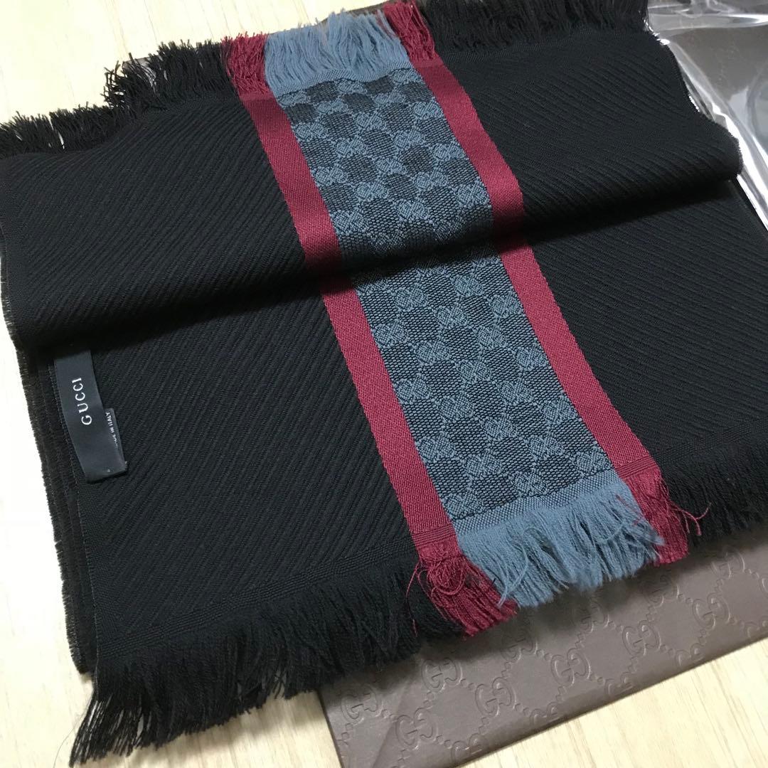 GUCCIマフラー　シェリーラインマフラー　グッチマフラー　グッチ　マフラー