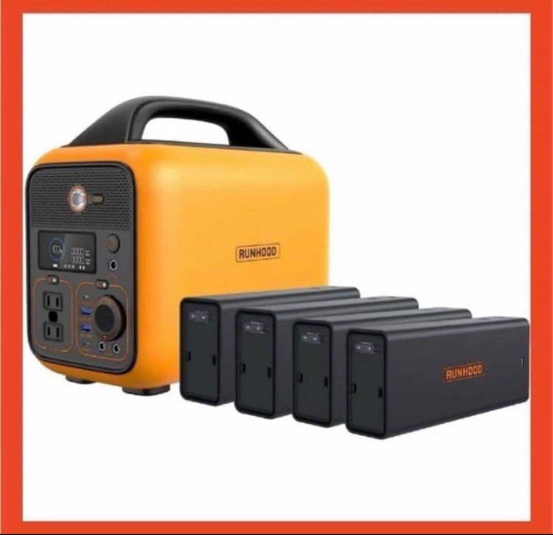 RUNHOOD バッテリー交換式 ポータブル電源 1296Wh RALLYE