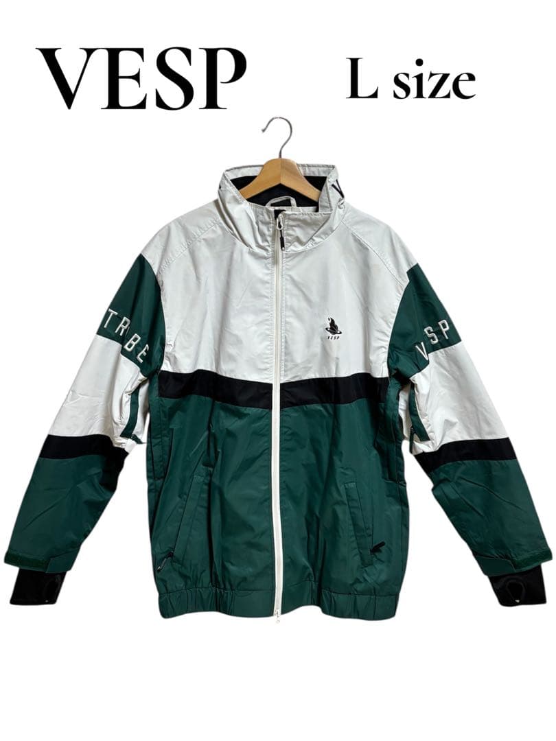 VESP ベスプ スノーボードウェア Lサイズ ジャケット メンズ グリーン