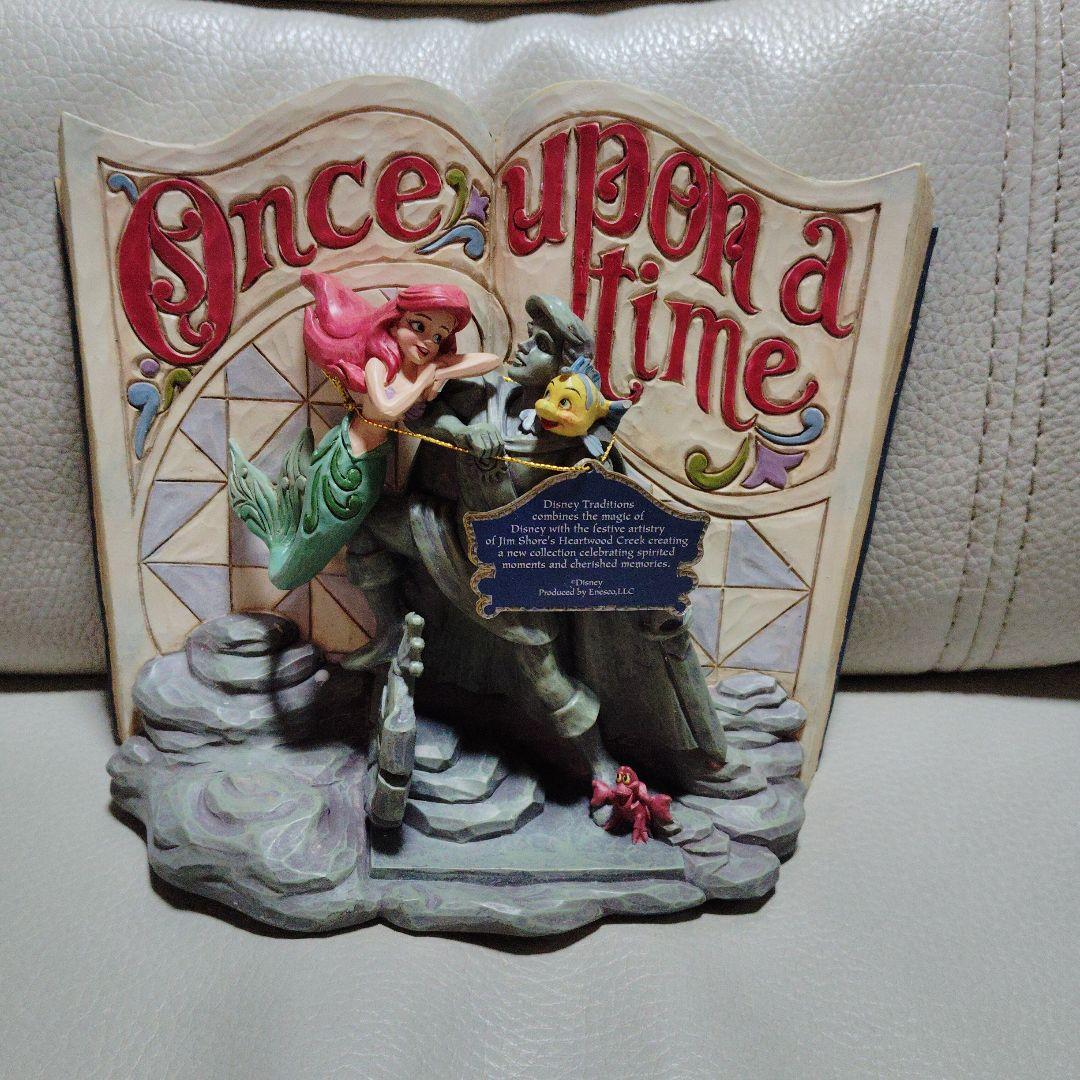 ディズニー　リトルリトルマーメイド　アリエル　洋書　置物　ヴィンテージ