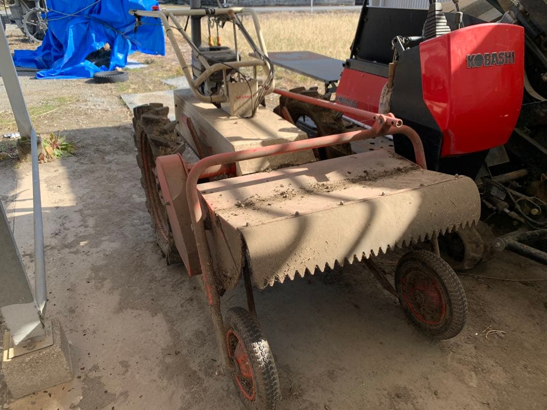 ヤンマー つる切機 FMS800 カンショ 自走式 ハンマーナイフ モア 芋 甘