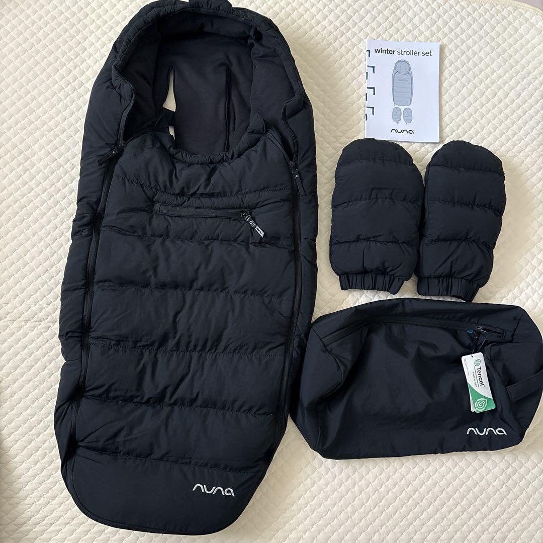 【本日までの出品‼︎】nuna winter stroller set フットマフ