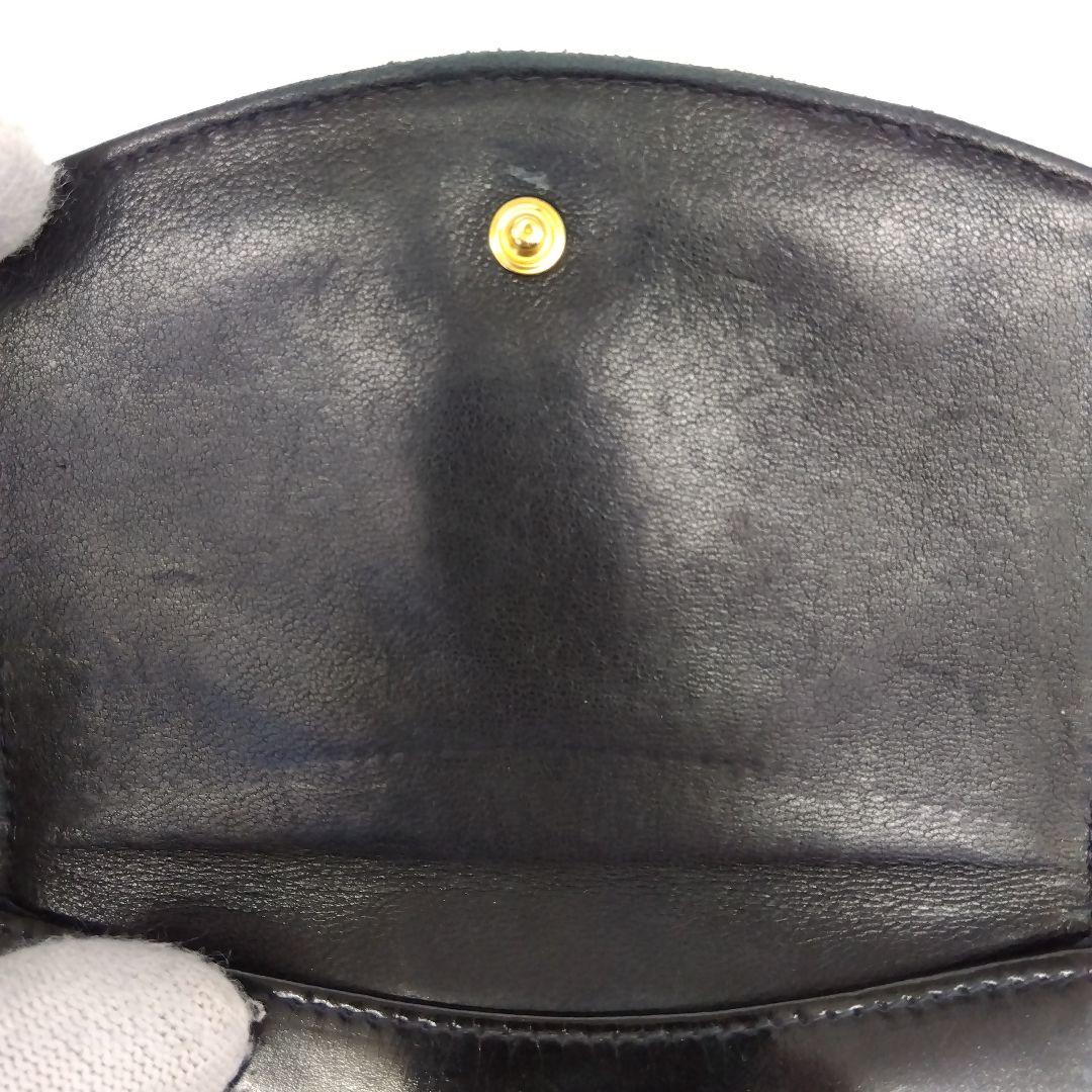 LK04 シャネル ココマーク Wホック財布 シール付き ゴールド金具