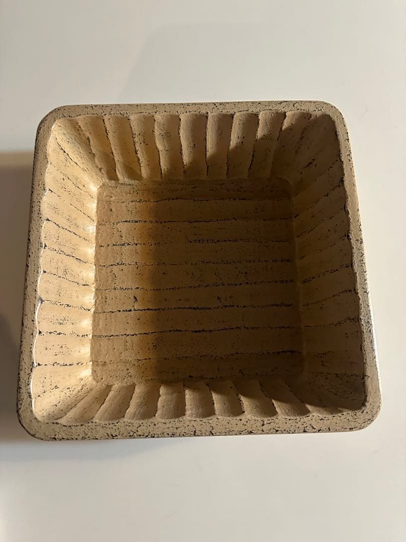 赤木明登　白漆　角皿ボウル