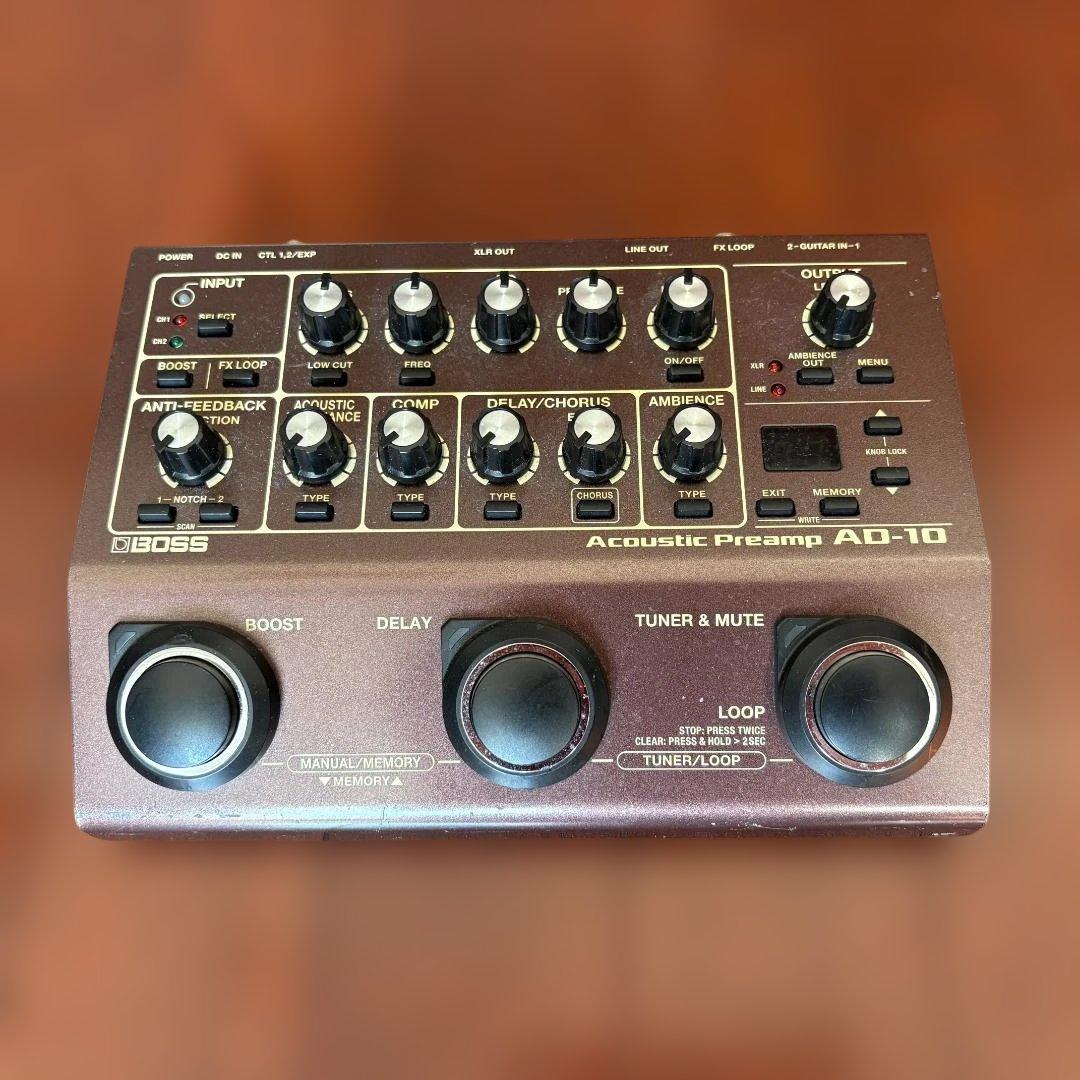【morry】BOSS アコースティックプリアンプ AD-10