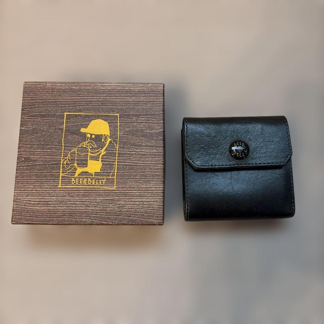 BEERBELLY ハッチバック　二つ折り財布　グリーン