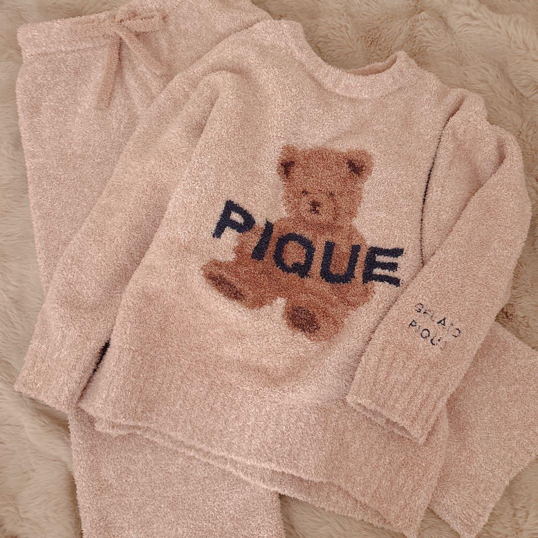 ジェラートピケ くま クマ レディース パジャマ