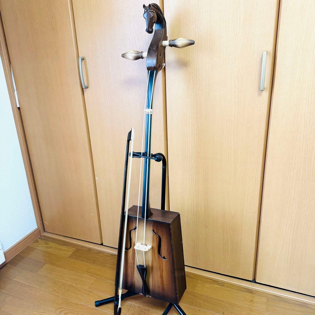 【希少】馬頭琴　モンゴル　民族楽器