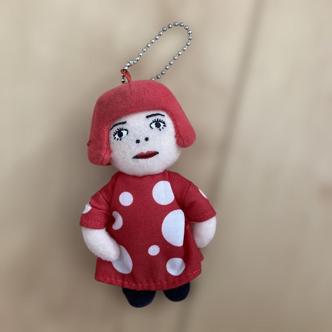 草間彌生 YAYOIちゃん マスコット ぬいぐるみ キーホルダー　レア