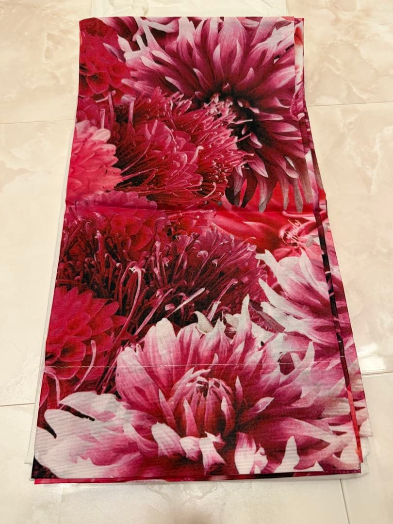 【新品未使用】Radyレースカーテンリゾフラ　リゾートフラワー　2枚組