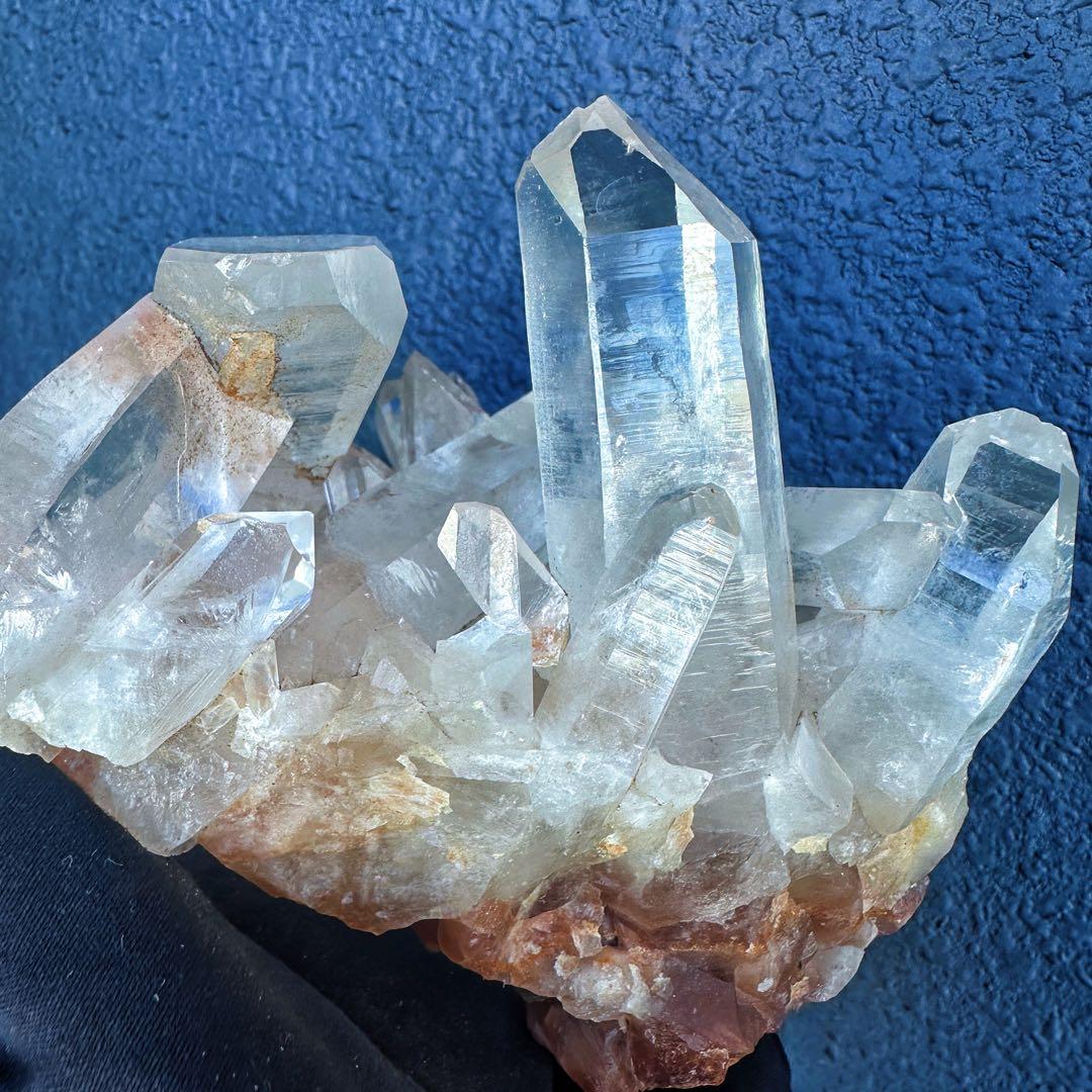 巨大❗希少高透明度❗️浄化❗️超強いパワー☆レインボー☆ヒマラヤクラスターA1407