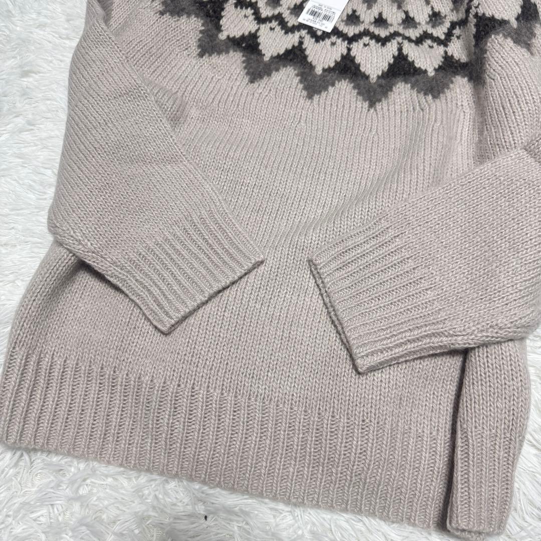 3XL 新品 23区 フェアアイル柄 ニット ノルディック アルパカ 定価2.9