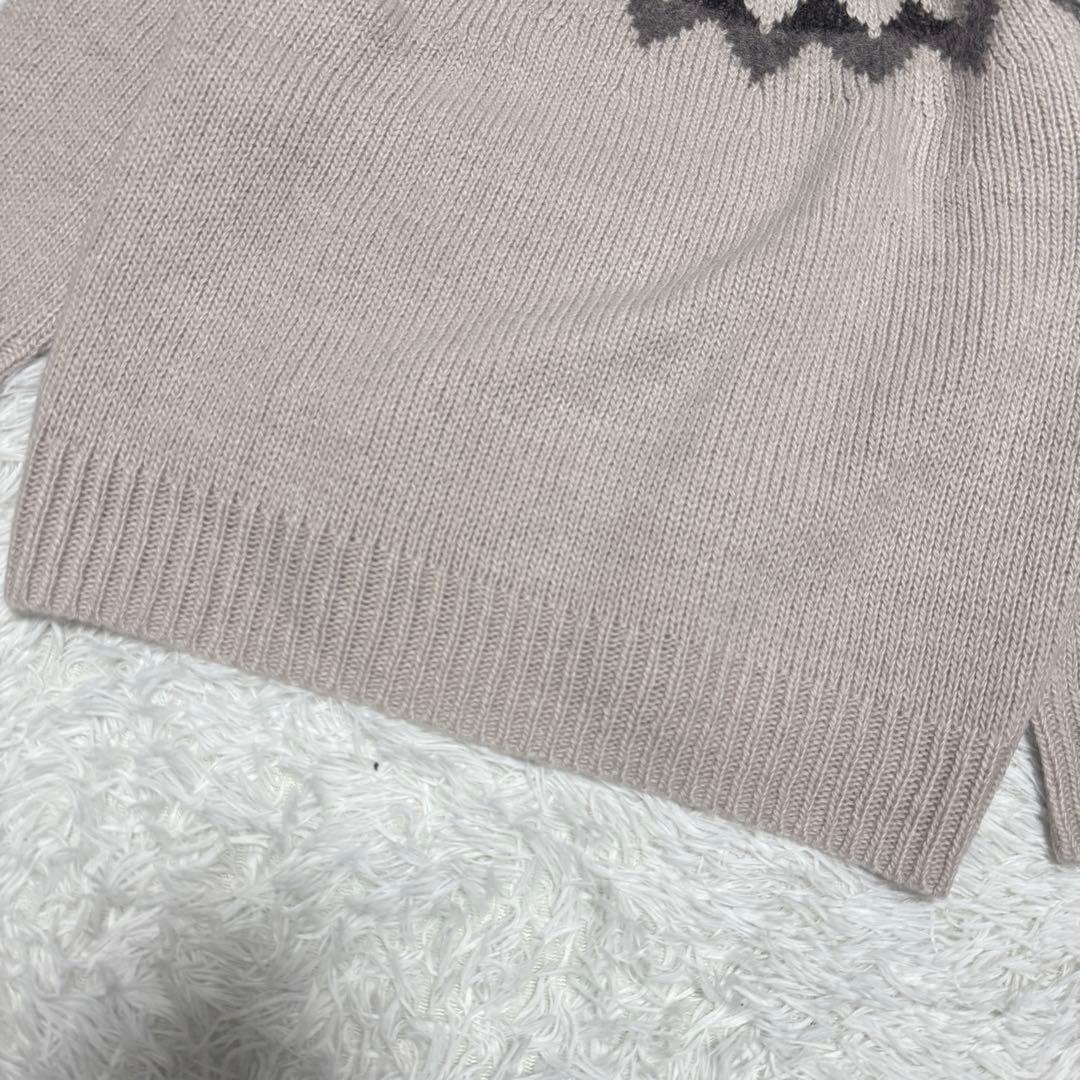 3XL 新品 23区 フェアアイル柄 ニット ノルディック アルパカ 定価2.9