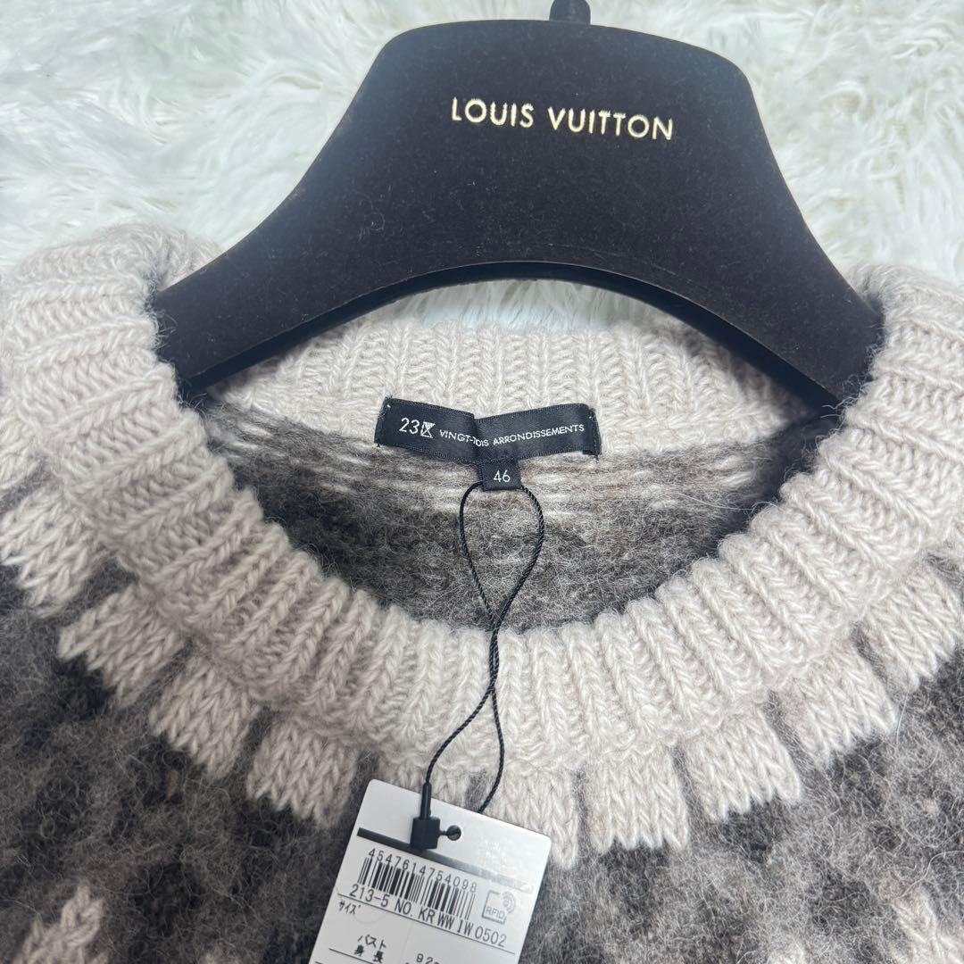 3XL 新品 23区 フェアアイル柄 ニット ノルディック アルパカ 定価2.9