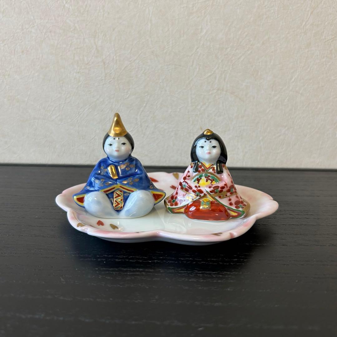 陶器製　雛人形　お雛様　雛飾り　有田焼