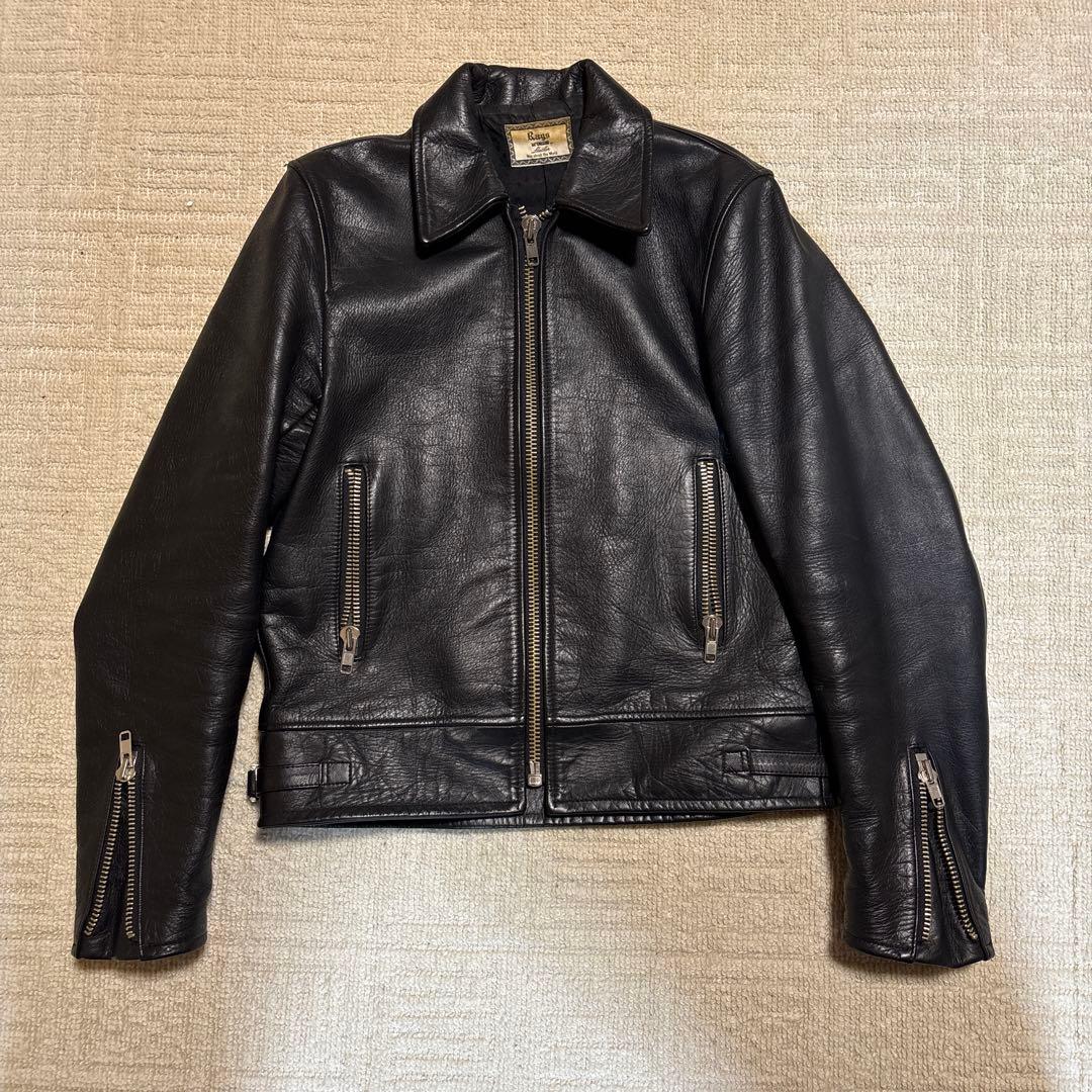 Rags McGREGOR ホースレザー　シングルライダースジャケット