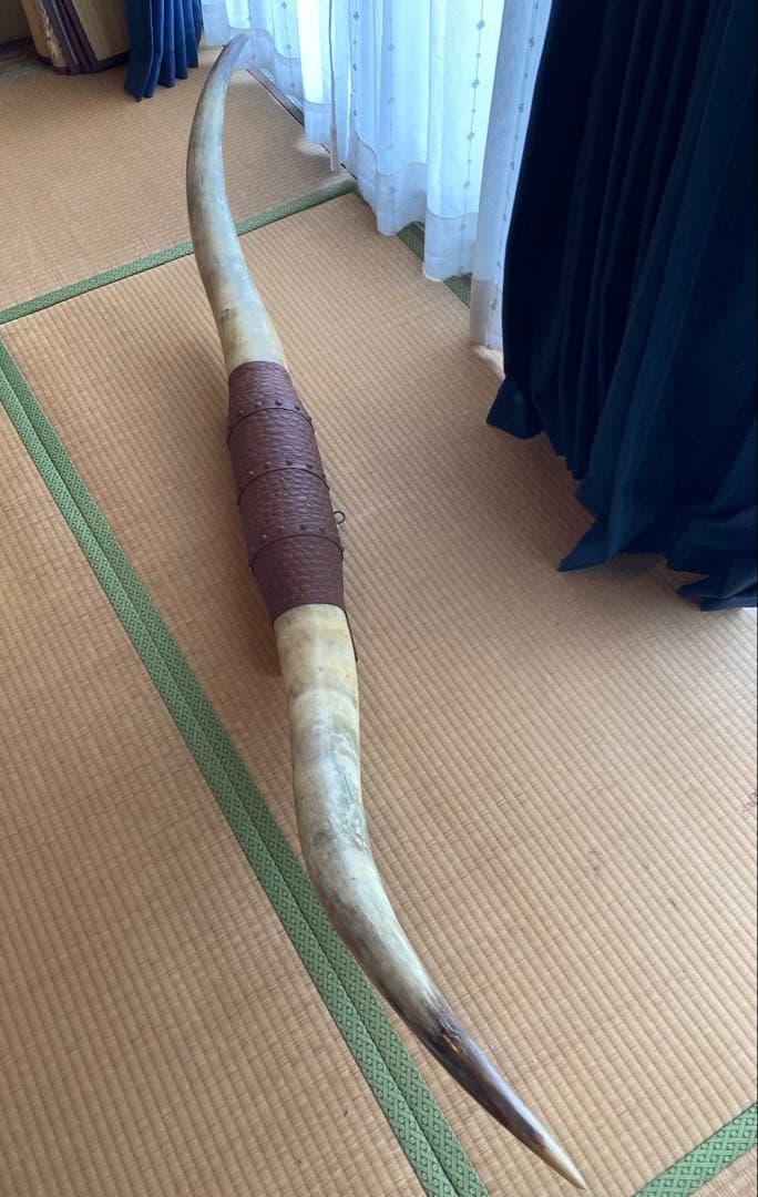 希少　テキサスロングホーン角　200㎝　オーナメント　壁掛け飾り　アメリカン雑貨