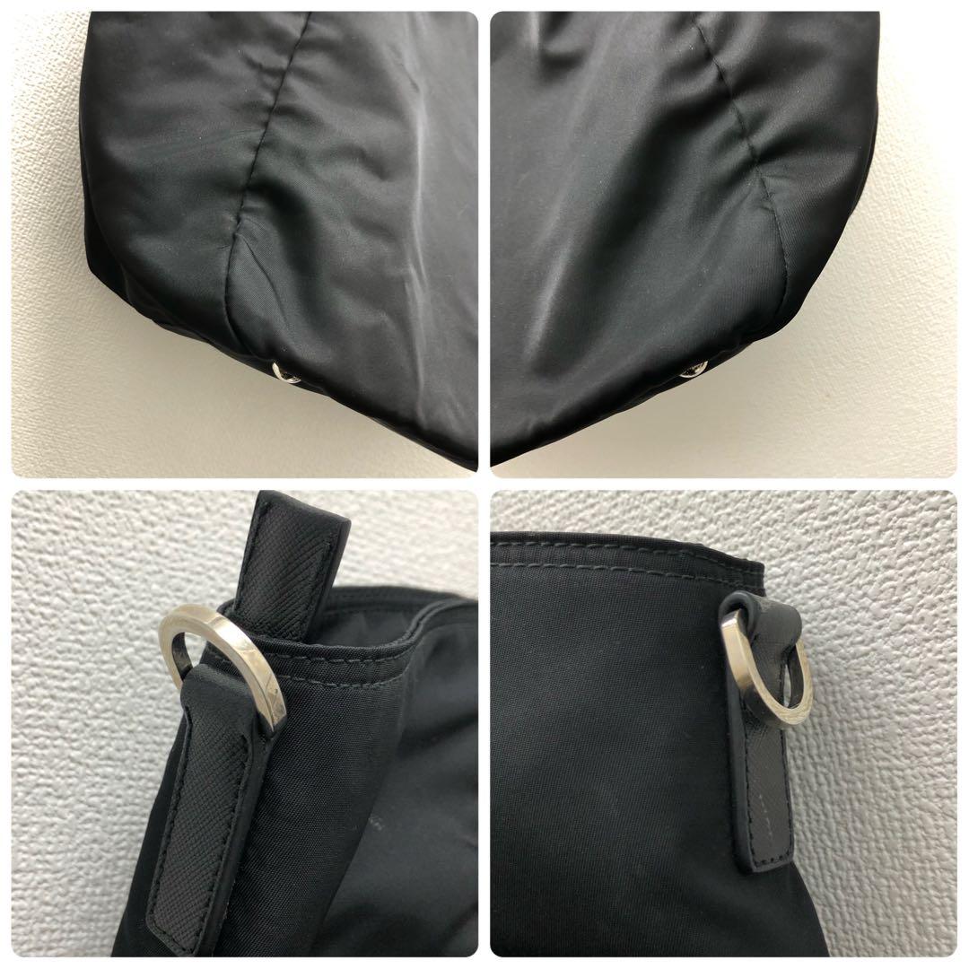 (C122420)PRADA ナイロン 2wayトートバッグ ブラック プラダ