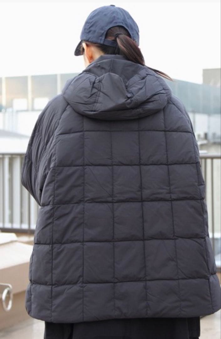 美品！　ダントン　フード　ダウン　ジャケット　チャコール S コート　アウター