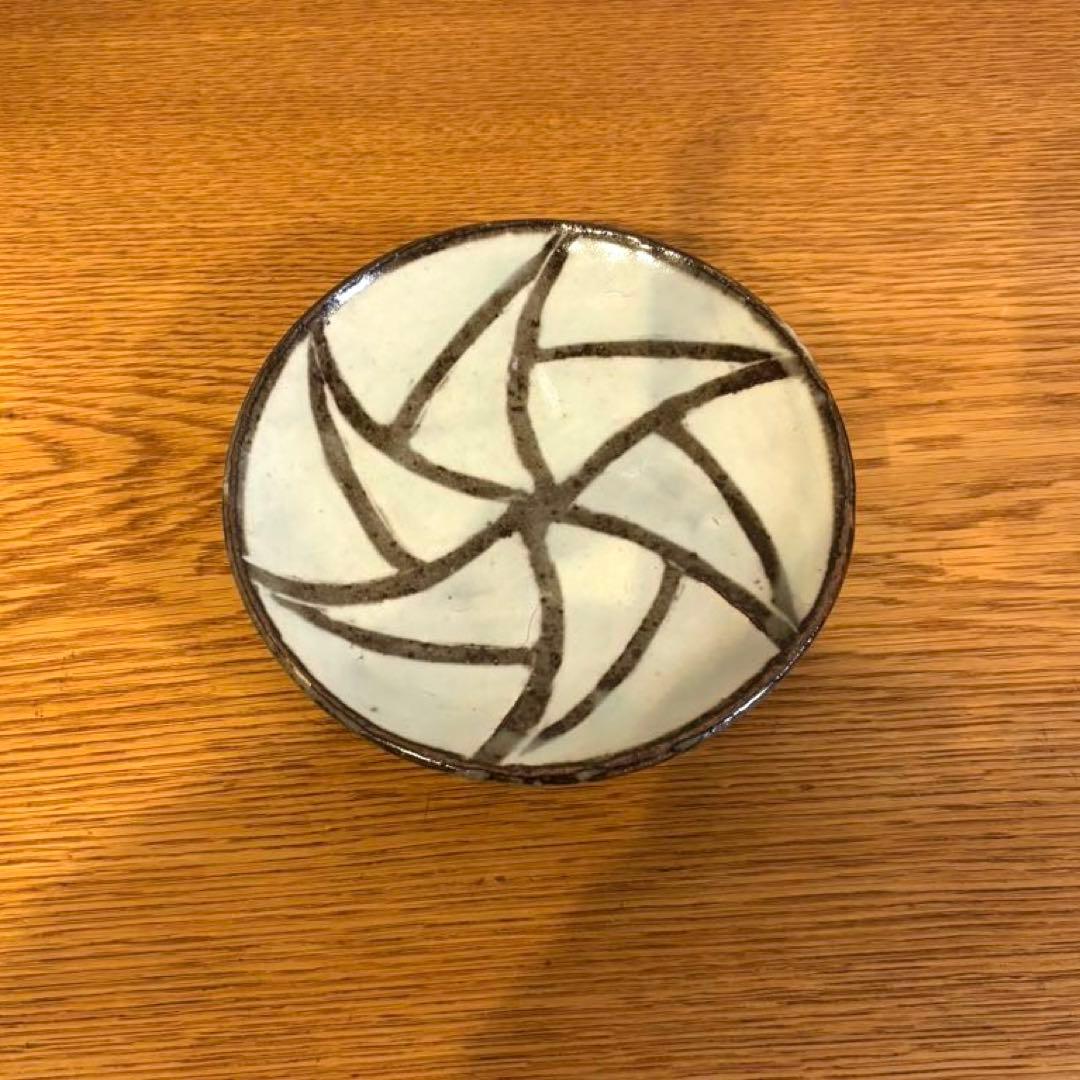 島岡龍太　中皿　象嵌　益子焼　島岡達三　合田義道　民芸　民藝　希少　レア　作家②