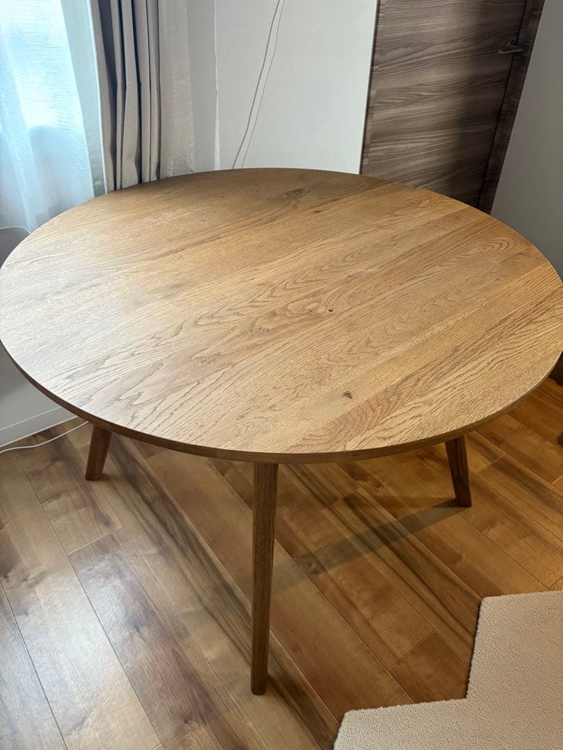 unico ウニコ ADDAY アディ オーク材 ラウンドダイニングテーブル