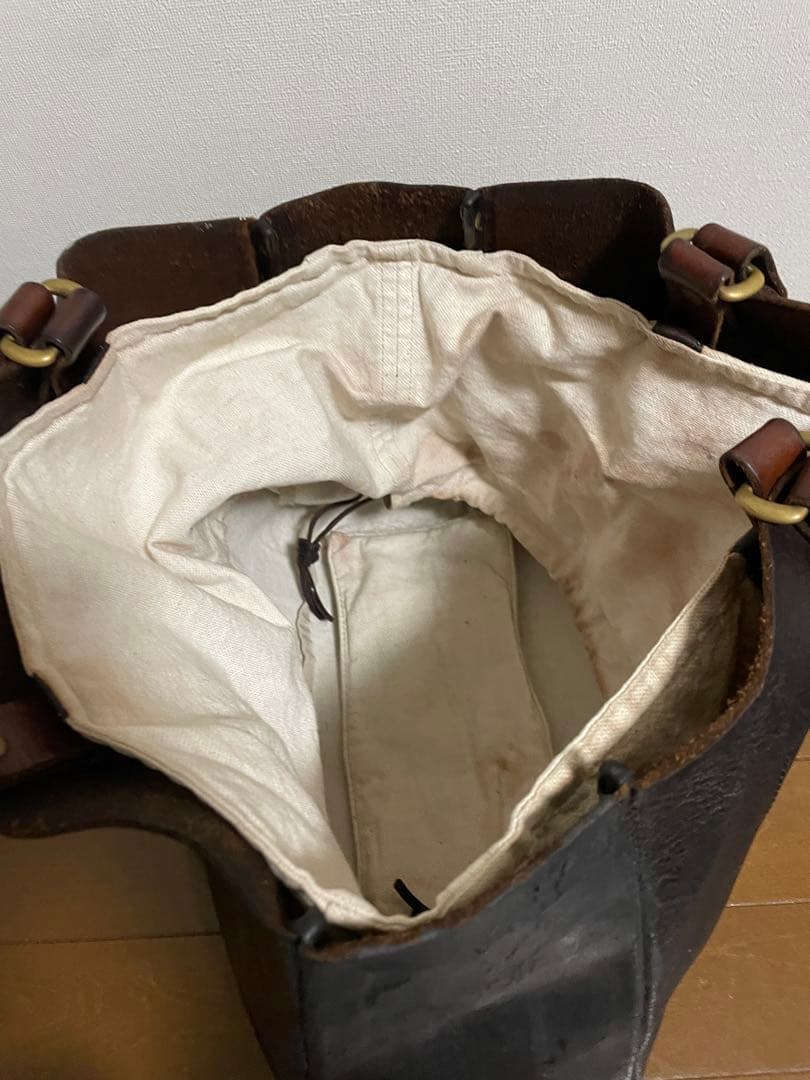 SLOW ボーノトートbono tote bag width type ブラウン