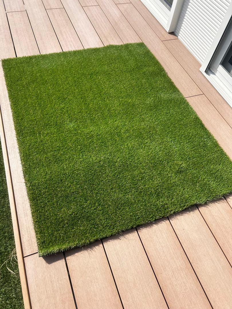 【メモリーターフ28mm】人工芝 約1.35m×1.70m