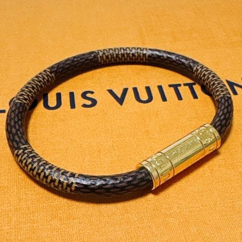 美品✨LOUIS VUITTON ブレスレット ダミエ ブラスレ キープイット