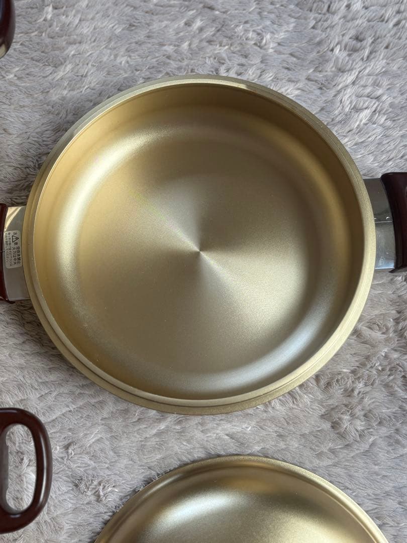 マル球産業　鍋セット　ゴールドシリーズ　ＩＨ対応