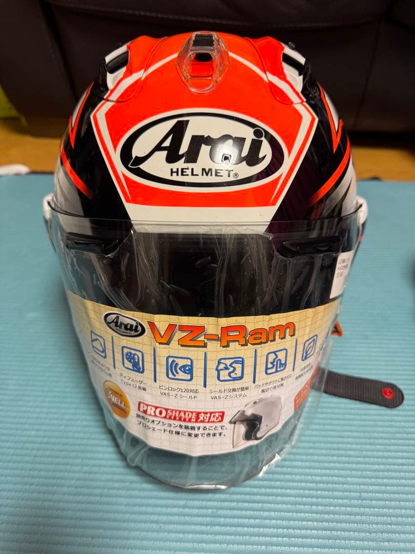Arai VZ-Ram ゴースト赤　サイズM
