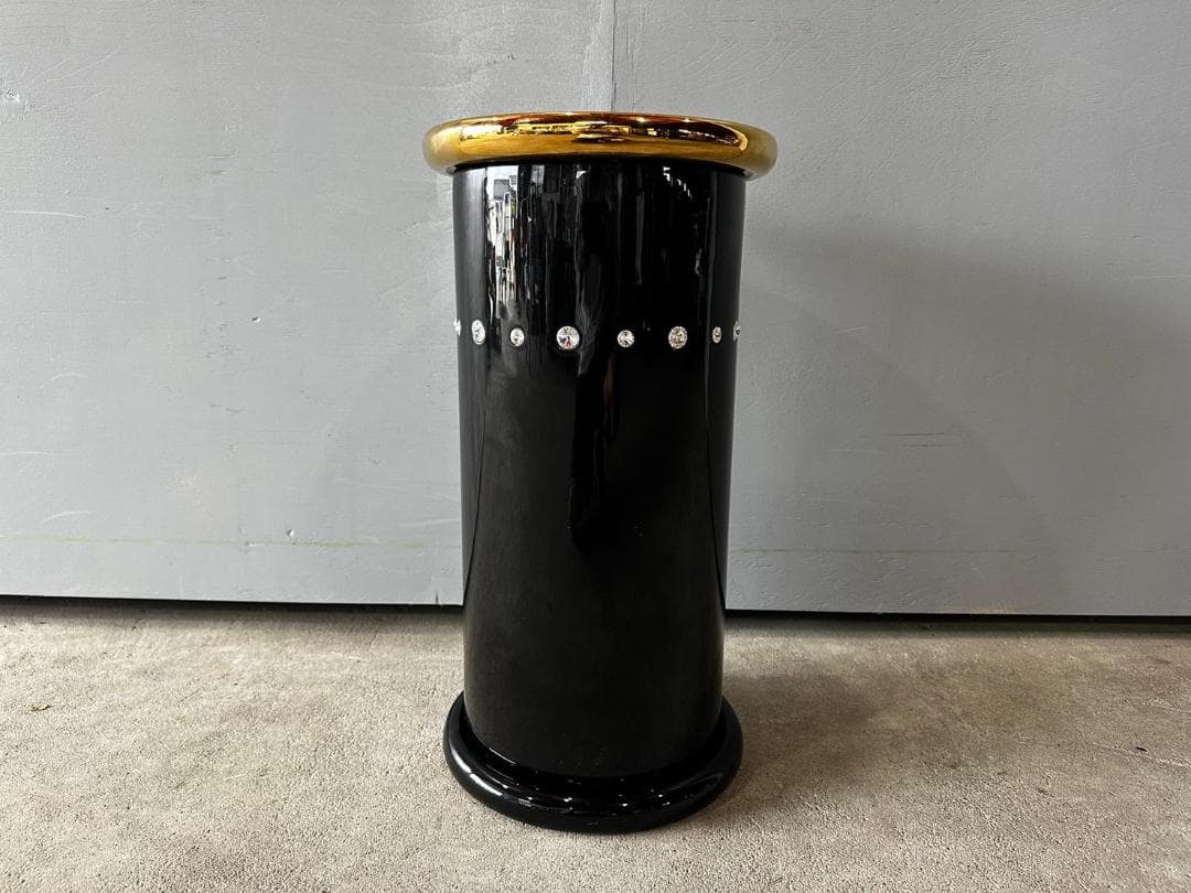 美品『AHURA』アウラ 台座 花台 飾り台 オブジェ スワロフスキー 小