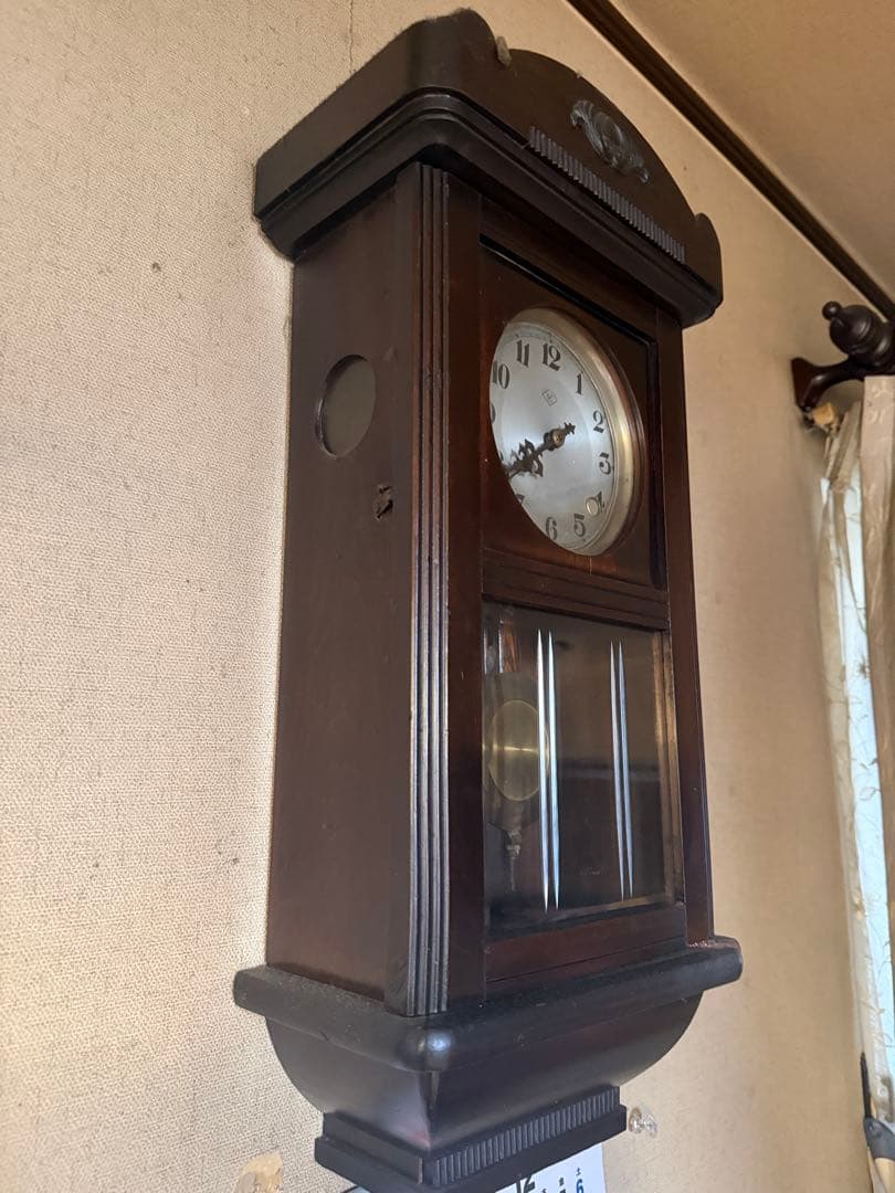 gentookids送料込昭和大正レトロ　古時計　壁掛時計　巨匠作品　芸術