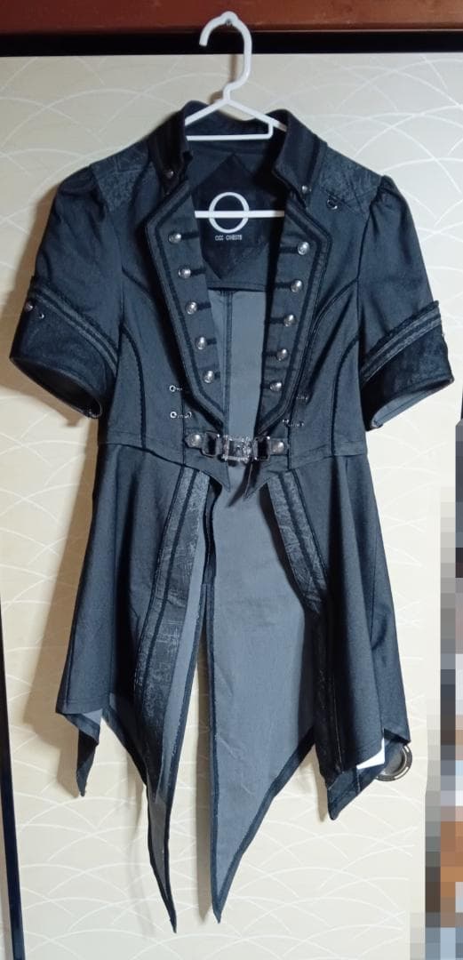 OZZON JAPANシリーズ マント付きジャケット ブラック