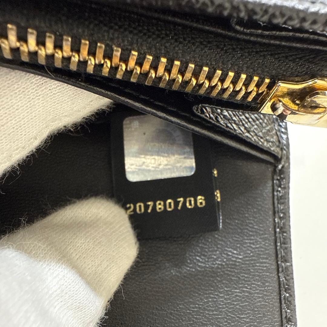 ロバブルガリ　黒 長財布