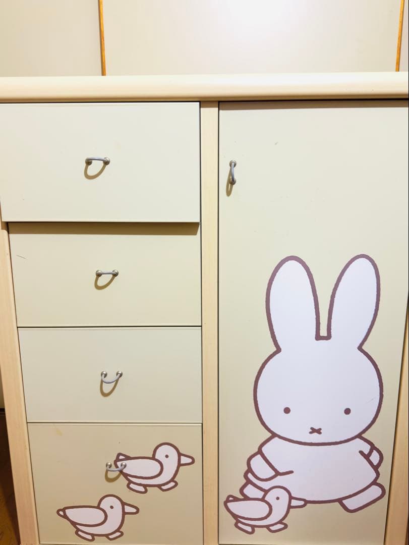 ミッフィー デザイン 収納チェスト　ベビー服用タンス