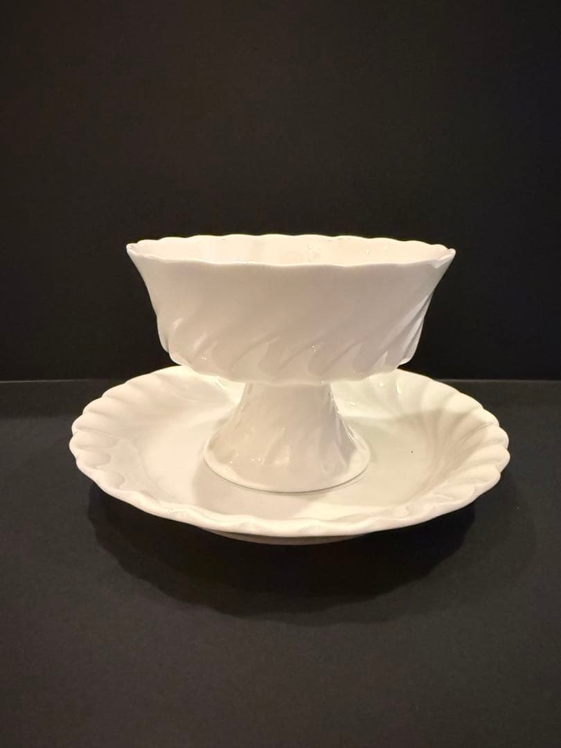 Nikko ホワイトデザートカップ＆皿6セット