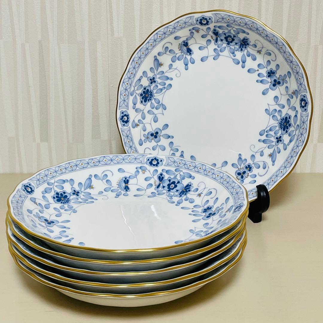 NARUMI ナルミ ミラノ スーププレート 深皿 6枚セット 直径19cm