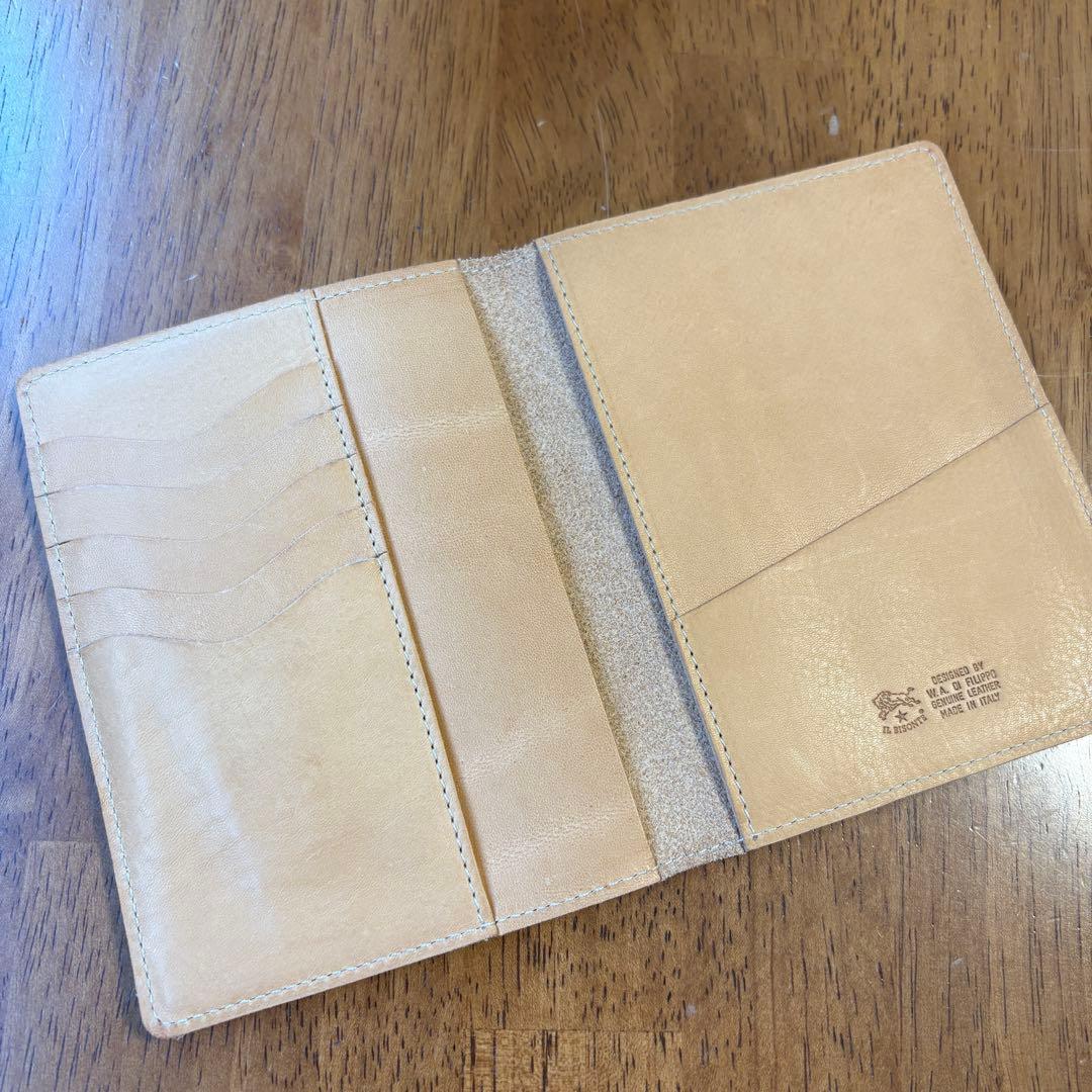 【美品】イルビゾンテ パスポートケース ヌメ
