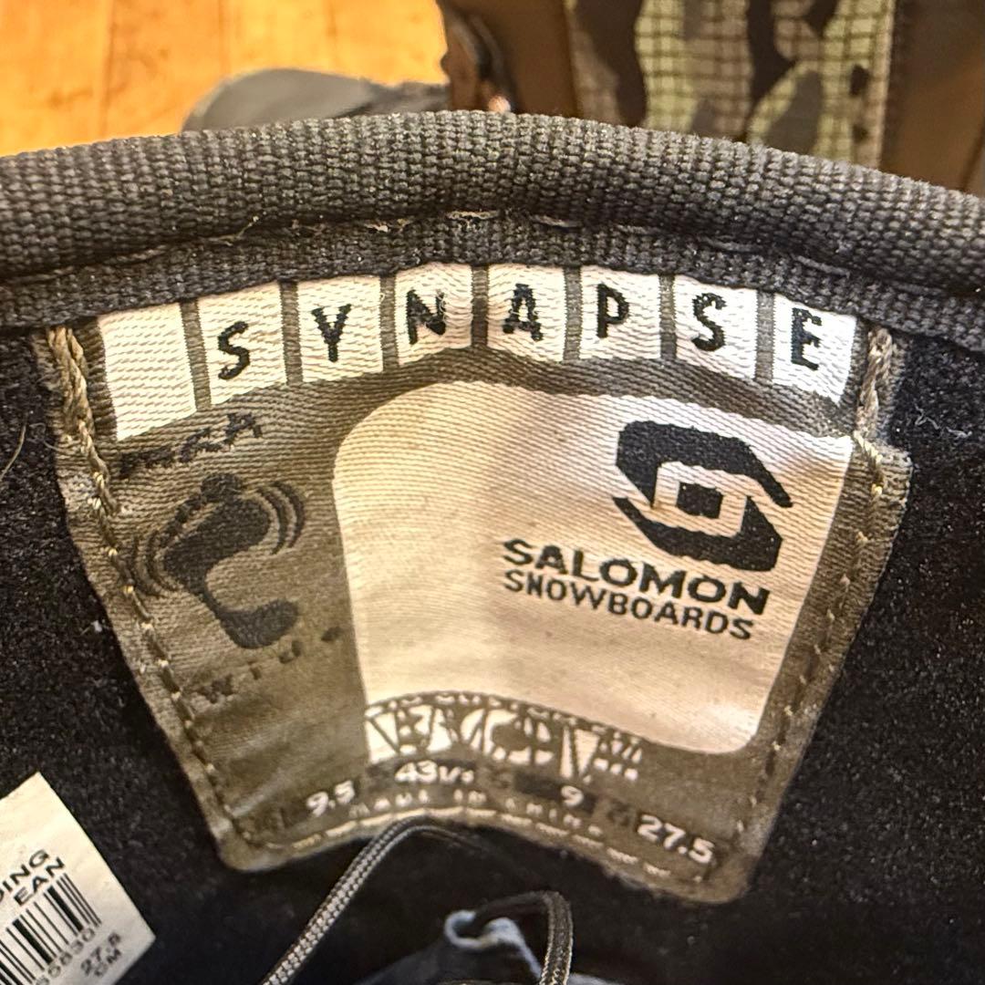 スノーボード ZUMA Chill Out 156 SALOMON SYNAPSE27.5cm