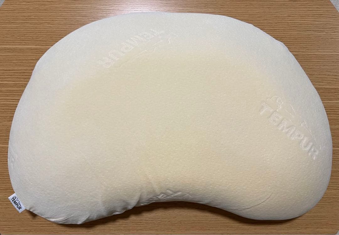TEMPUR ソナタピロー イエローベロア M 枕（カバー付）