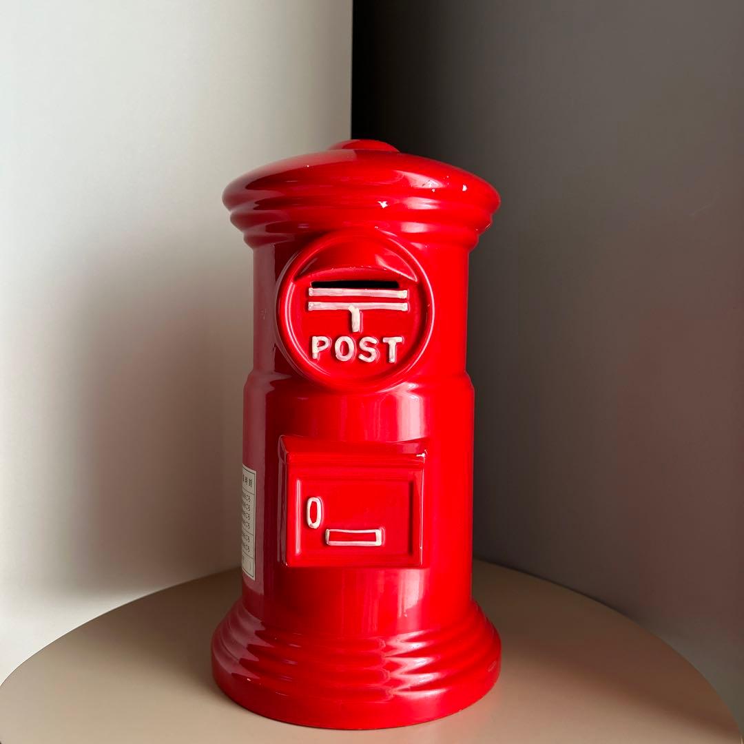 貯金箱 郵便ポスト ビンテージ 昭和 レトロ アンティーク 置物 ポスト 希少
